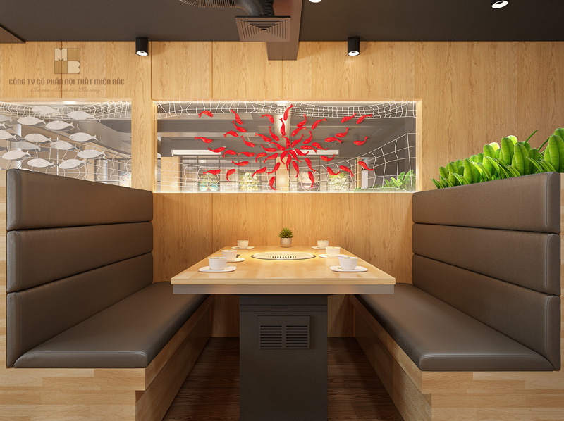 Thiết kế nội thất nhà hàng Isteam sang trọng (Phần 2) - H5